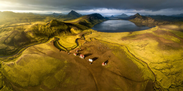 Highland Aerial Panorama